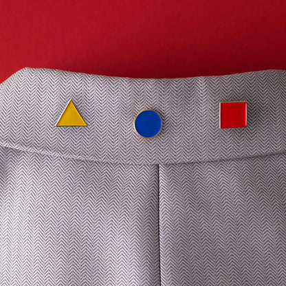 Basic Forms in the Primary Bauhaus Colours