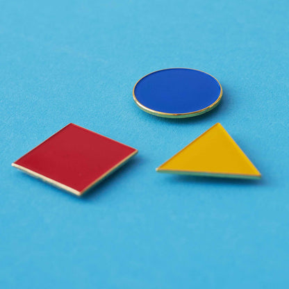Basic Forms in the Primary Bauhaus Colours