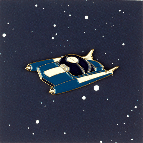 Blue Space Car
